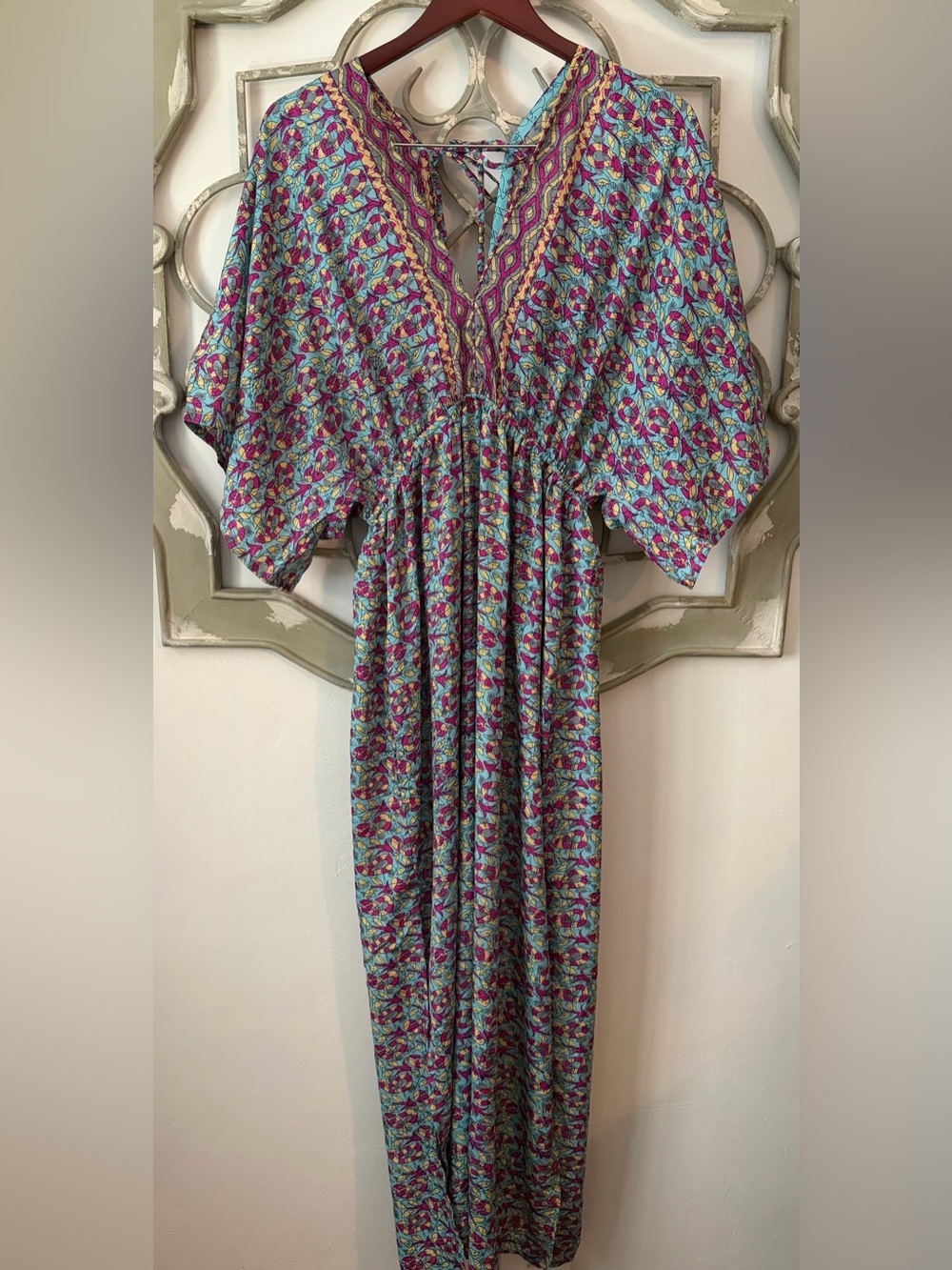 [NWT] Boho Floral Maxi Dress O/S